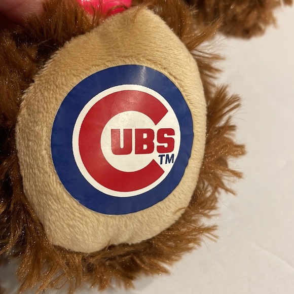 Chicago Cubs Build A Bear stuffed baseball bear with jersey plush blown curly - Picture 3 of 11